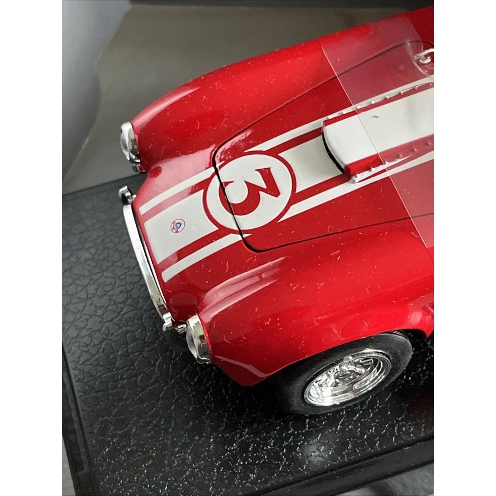 Vtg Shelby Collectibles 1965 Shelby Cobra 427 S/C Red with White Stripes Jafra